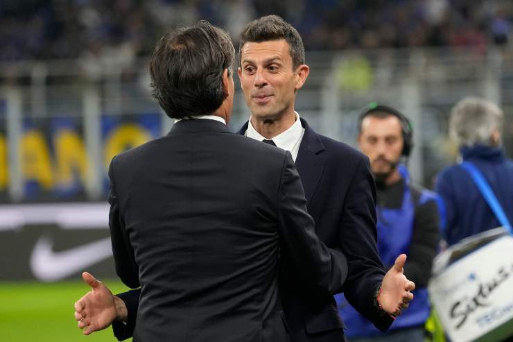 Thiago Motta e Simone Inzaghi