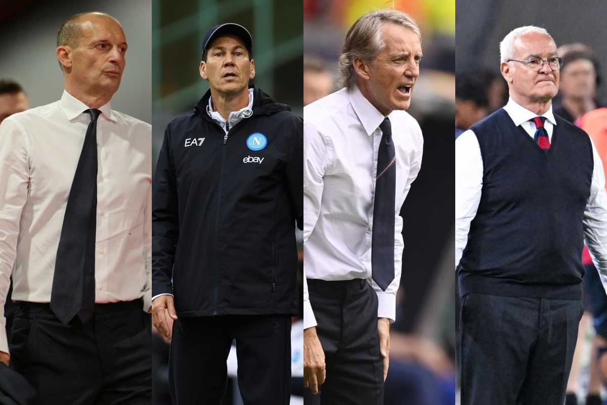 Allegri ,Garcia, Mancini e Ranieri