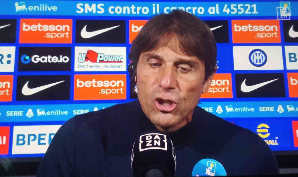 Antonio Conte si sfoga a DAZN