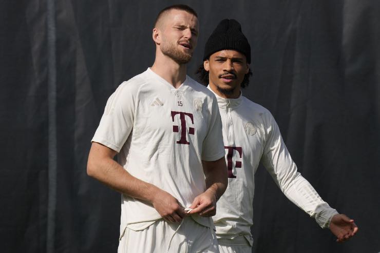 Dier in allenamento con il Bayern Monaco