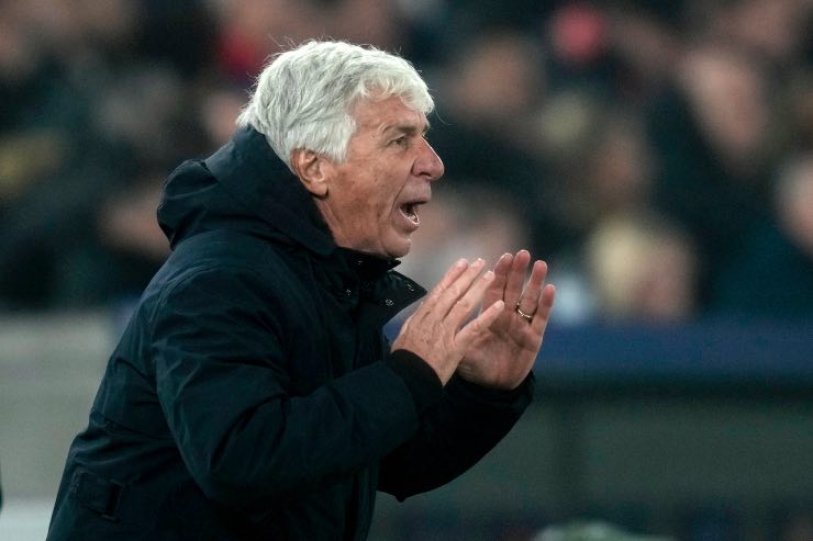 Gasperini urla durante Stoccarda-Atalanta