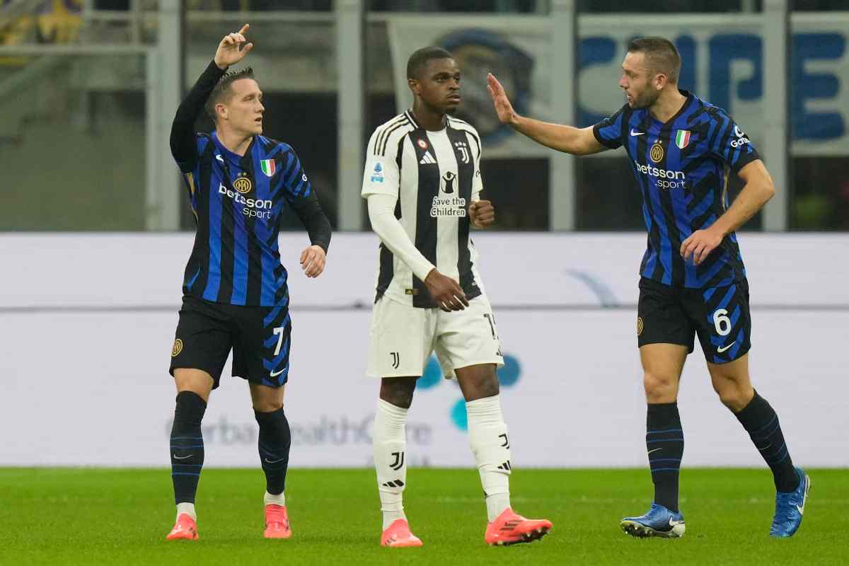 Un momento di Inter-Juventus