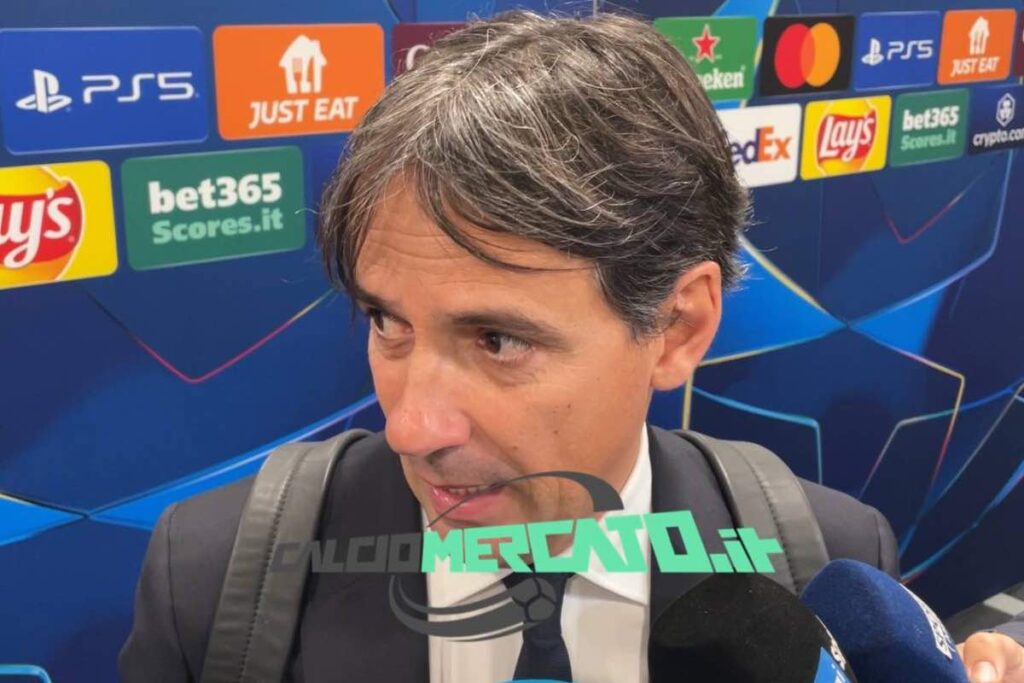 Inter-Lipsia: Simone Inzaghi in zona mista