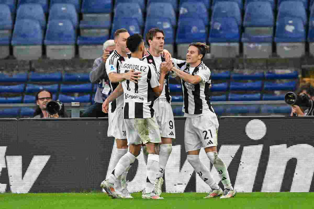 Un'esultanza della Juventus