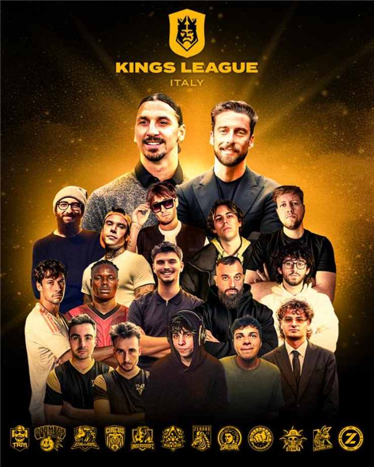 La locandina della Kings League italiana 