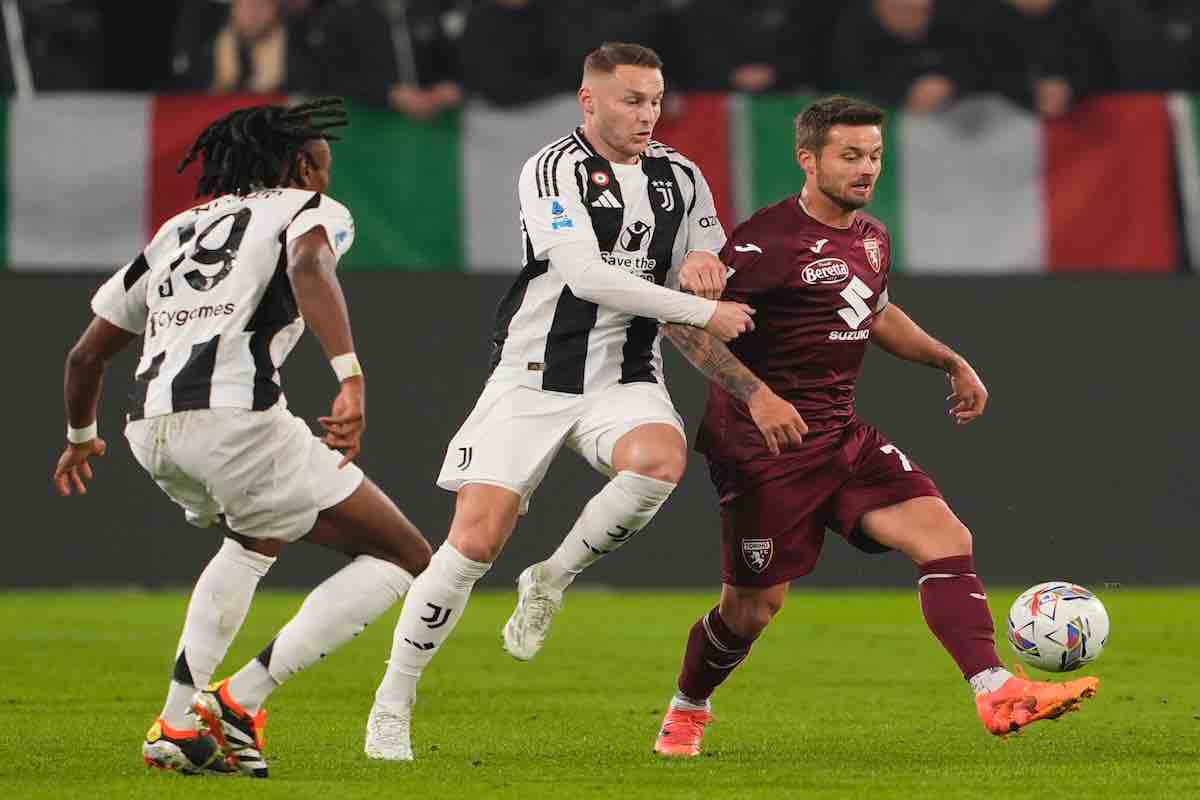 Torino, conferenza Linetty post Juve