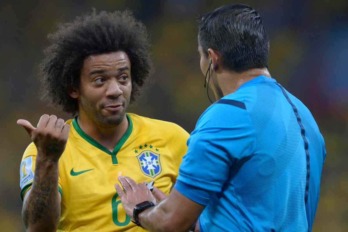 Il terzino brasiliano Marcelo Vieira