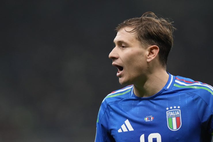 Barella con la Nazionale 