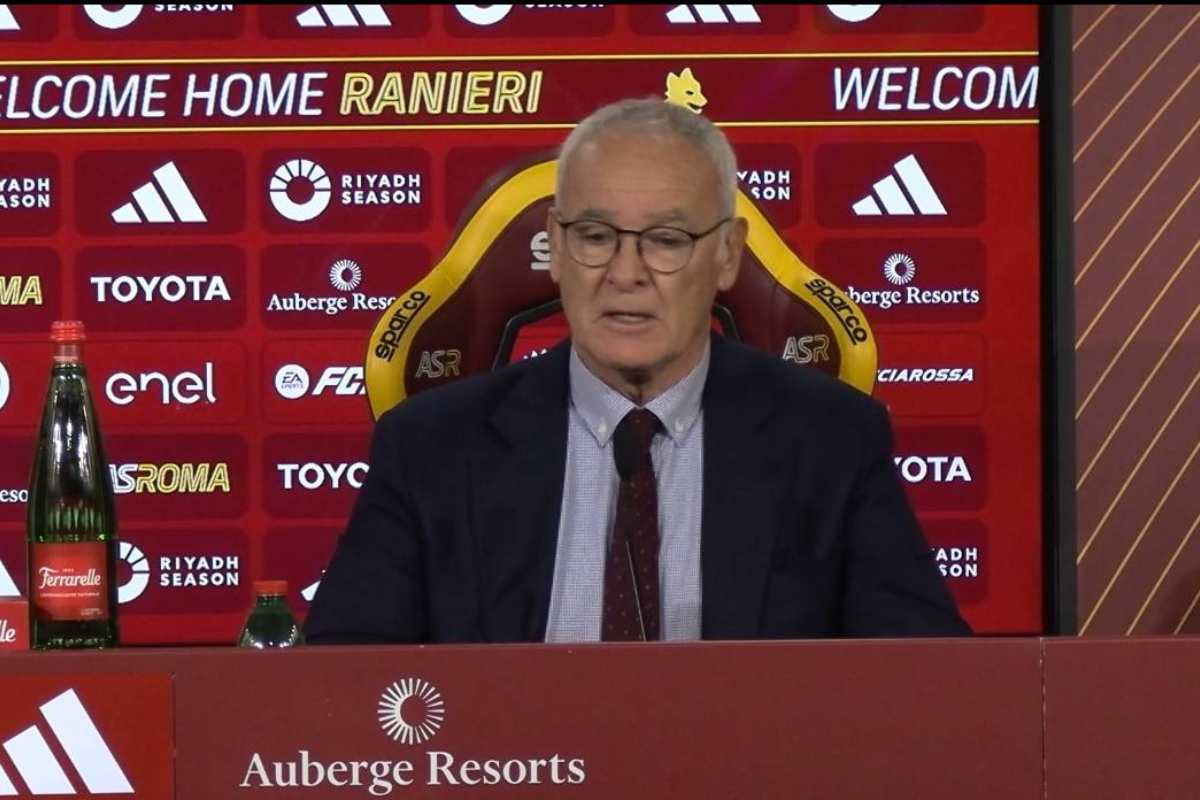 Claudio Ranieri in conferenza stampa