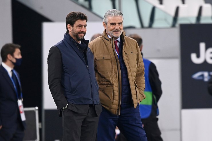 Andrea Agnelli e Maurizio Scanavino