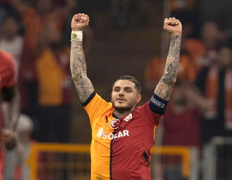 Mauro Icardi con la maglia del Galatasaray