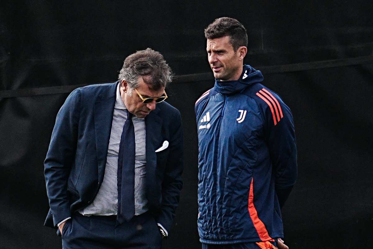 Giuntoli e Thiago Motta