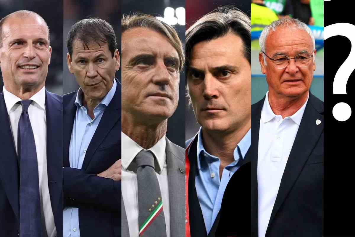 Allegri, Mancini, Garcia, Montella e Ranieri