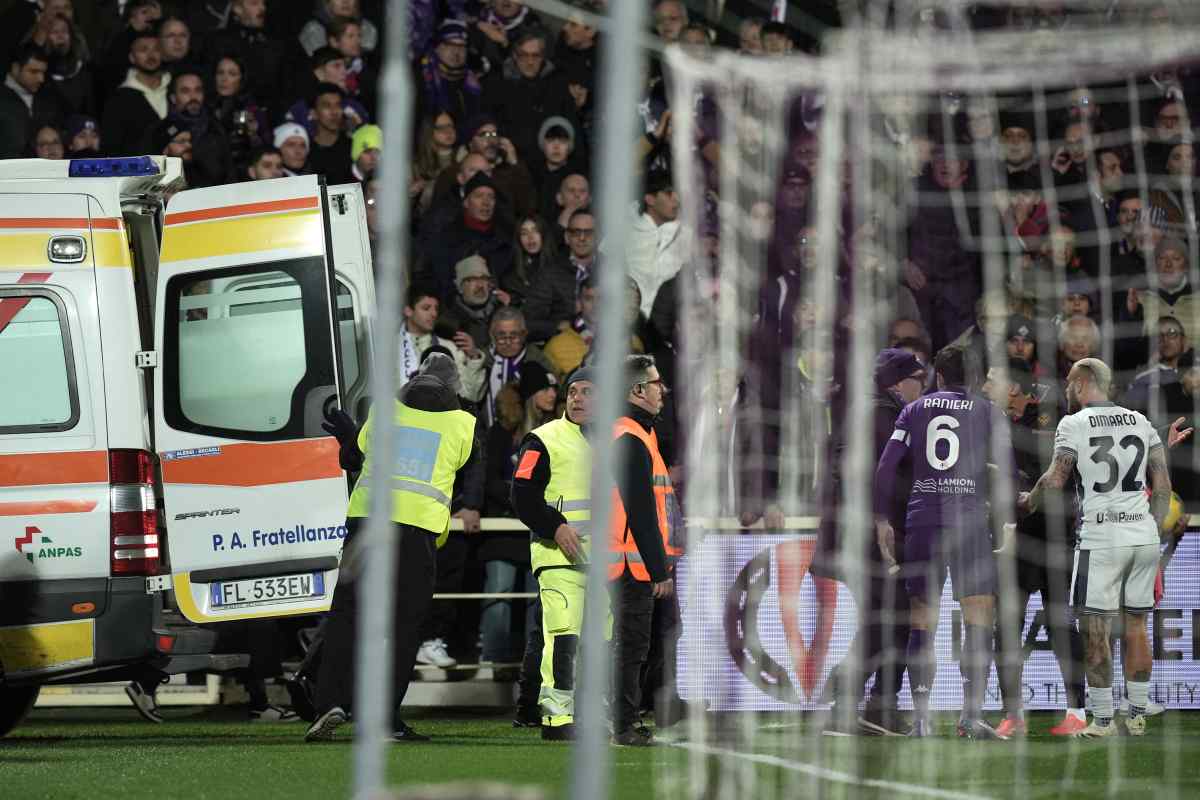 Ambulanza di soccorso a Bove