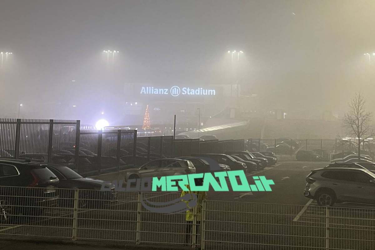 JUVE-VENEZIA CON LA NEBBIA