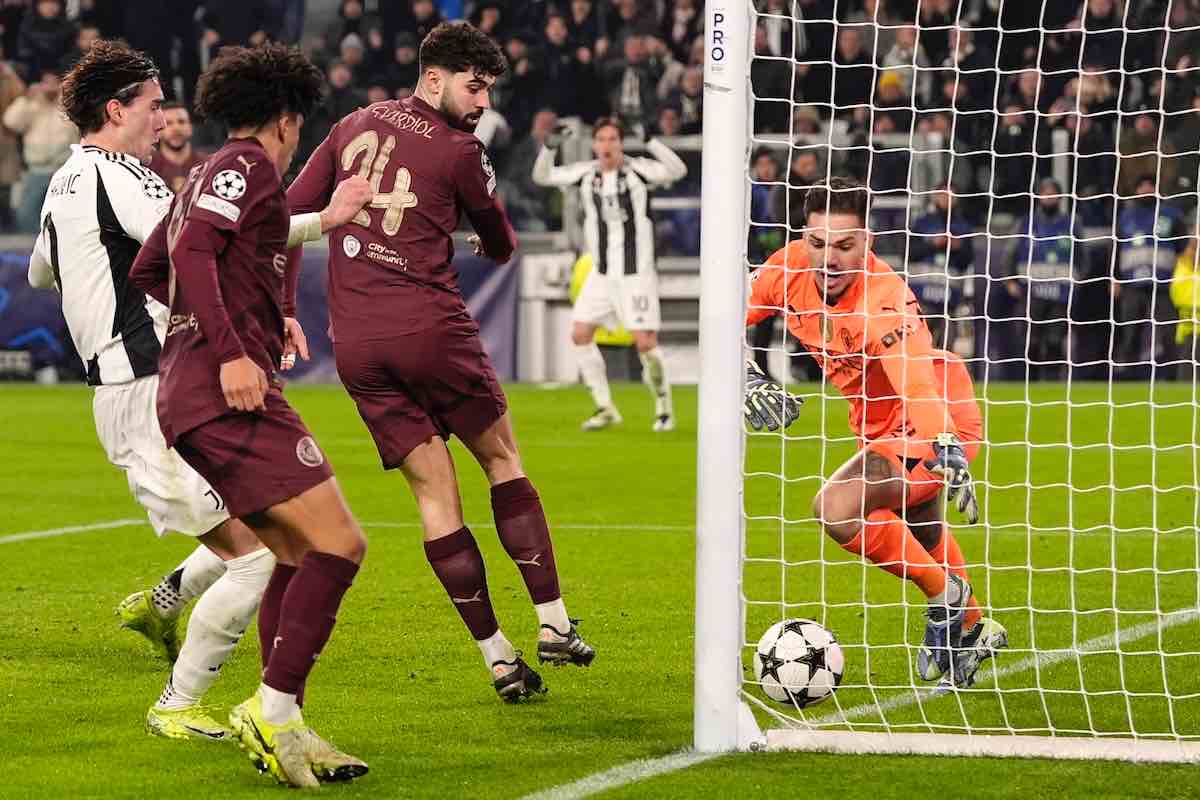 Pagelle e tabellino Juventus Manchester City 2 0: Gatti monumentale, Haaland irriconoscibile