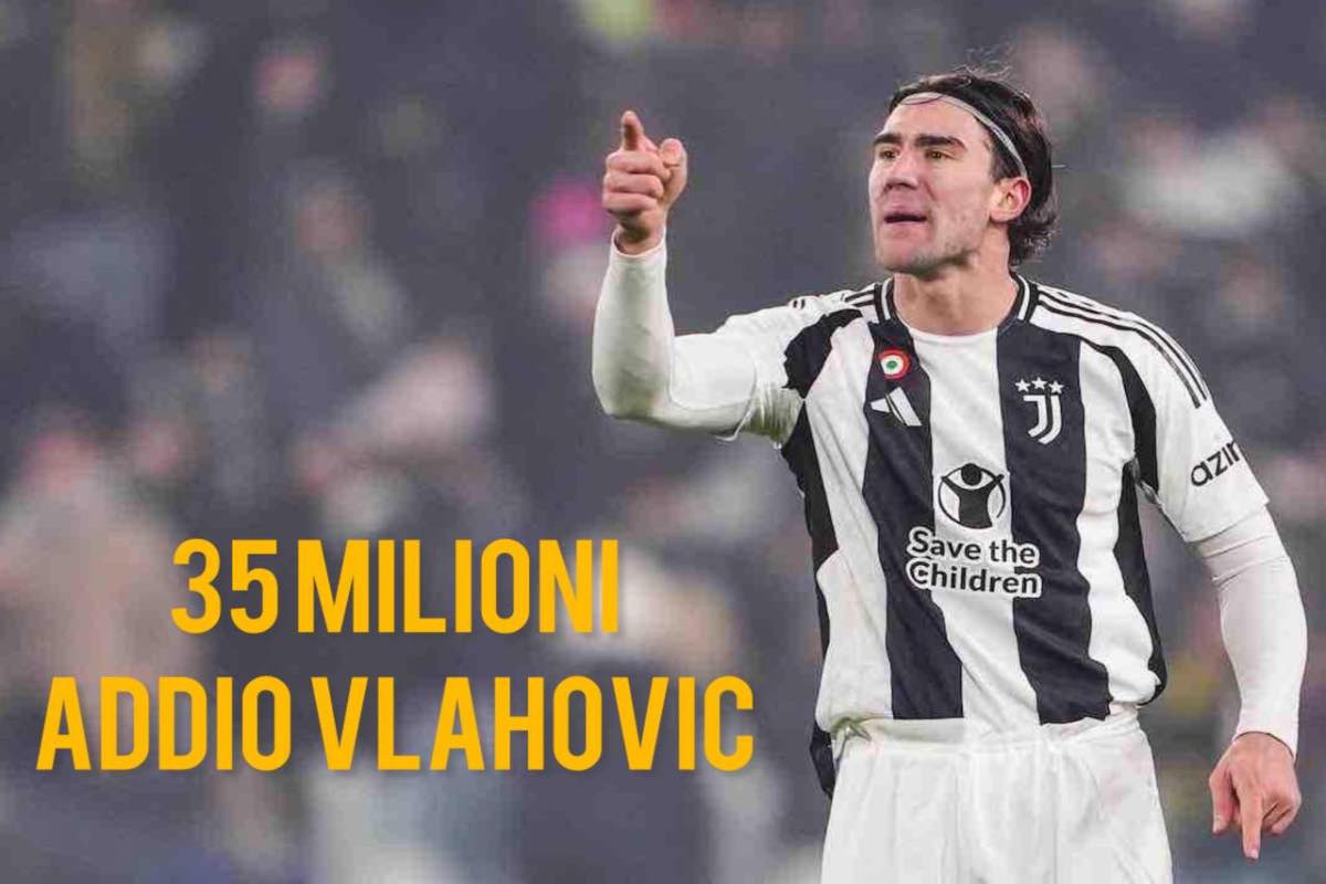 Vlahovic addio Juventus