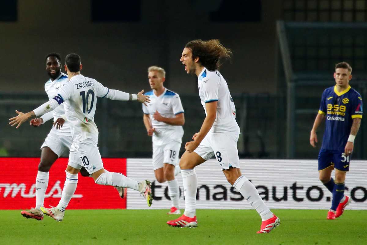 PAGELLE E TABELLINO VERONA LAZIO 0 3: Tchatchoua spegne l’Hellas, Guendouzi al top