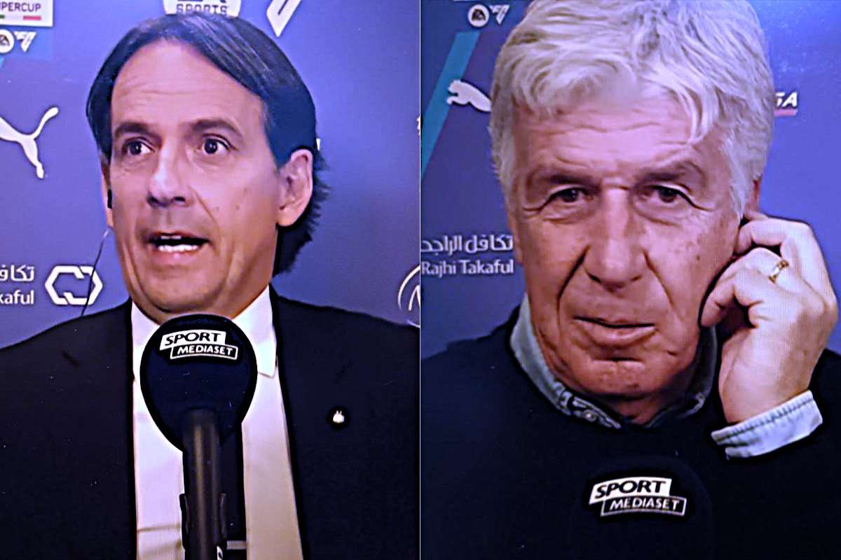 Inzaghi: “Non c’è stata partita”. Ma Gasperini attacca: “Era fallo netto”