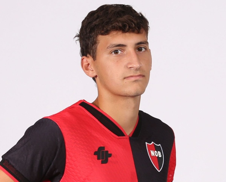 Tomas Perez con la maglia del Newell's Old Boys