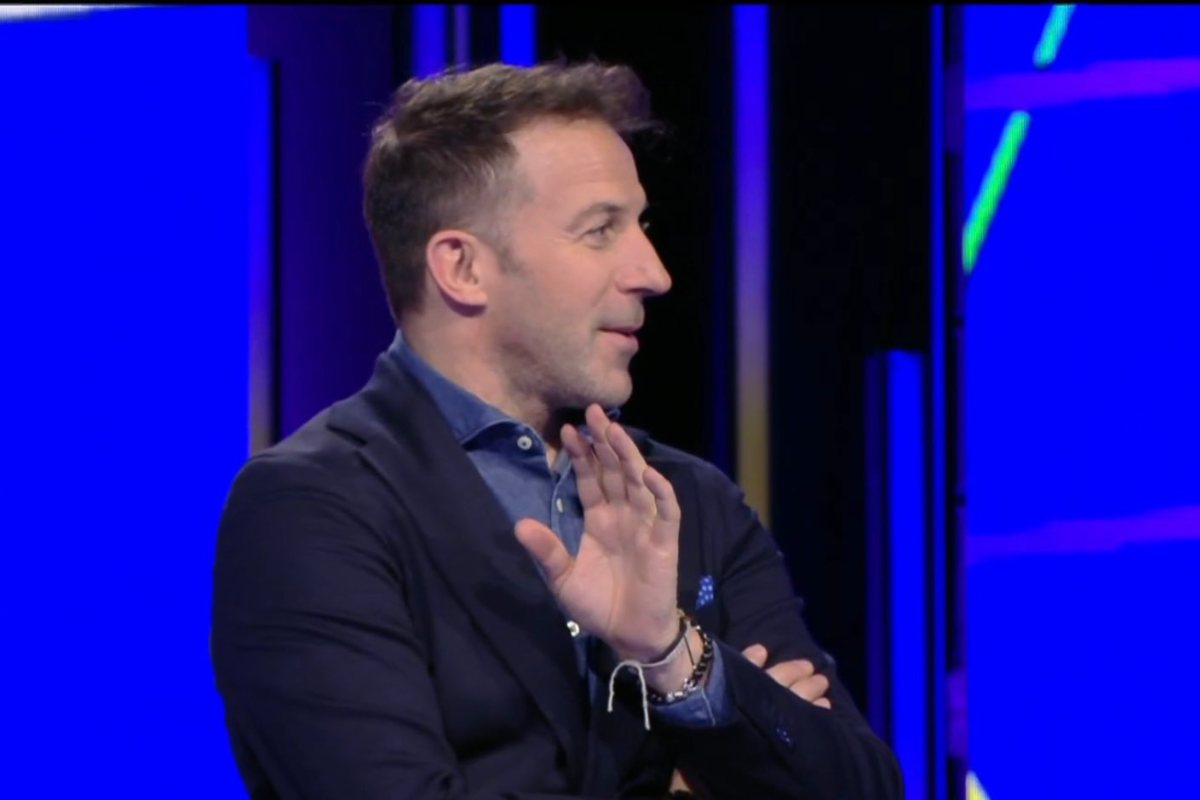 “Gli ex giocatori non li vogliono”: Del Piero al vetriolo e in studio scatta l’applauso