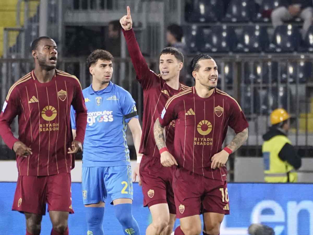 Roma sprecona ma vincente: il lampo di Soulé regola anche l’Empoli